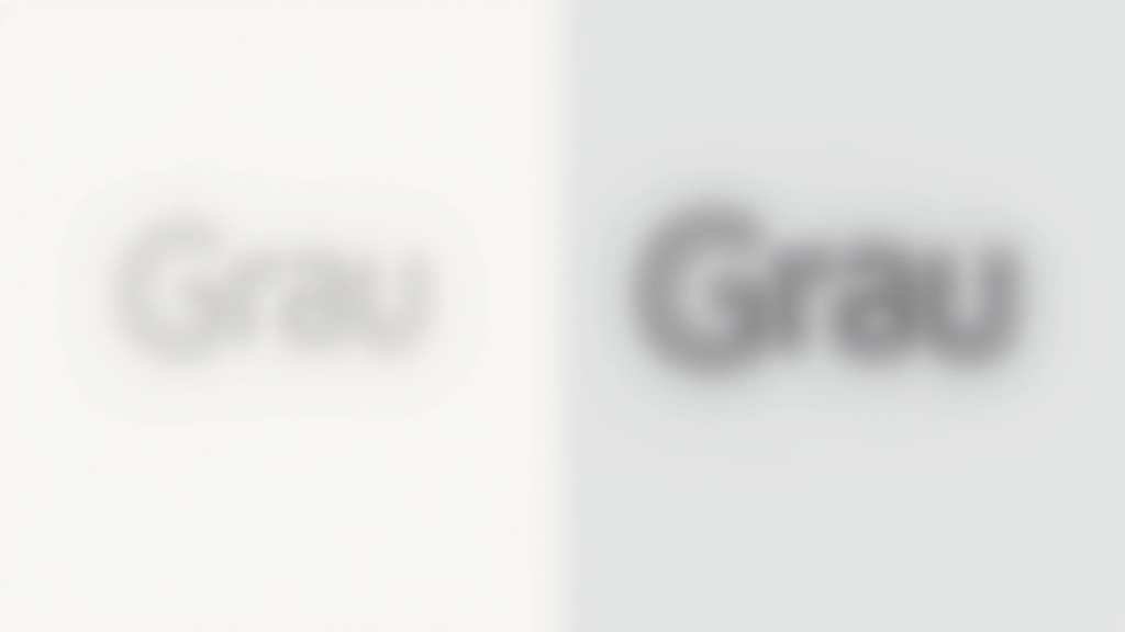 Vorher-Nachher-Vergleich von schlechten Kontrastverhältnissen und verbesserten Designs mit deutlich besserer Lesbarkeit