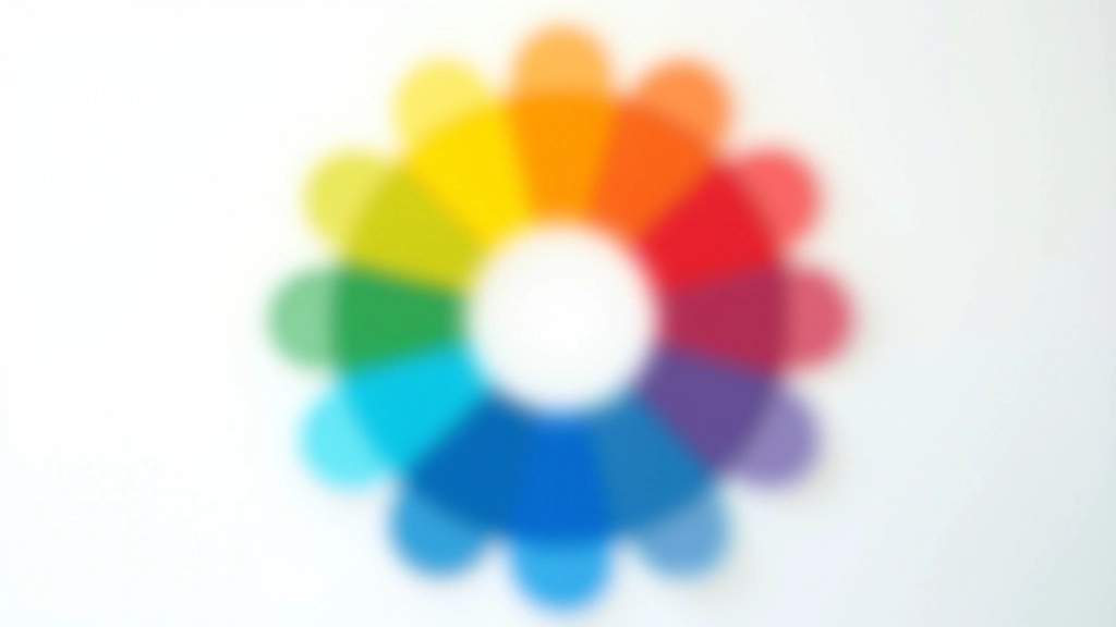 Farbkreis zeigt komplementäre, analoge und triadische Harmonien