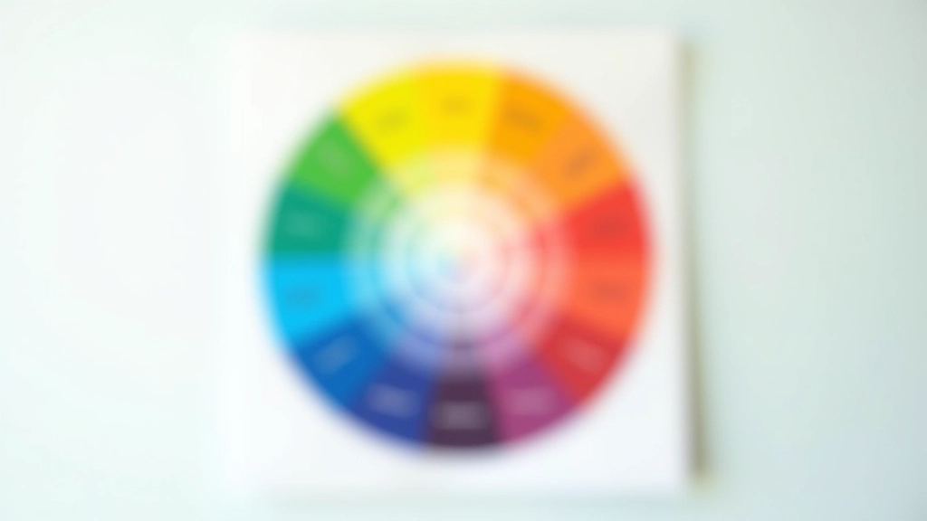 Detaillierte Illustration des Farbkreises mit Primär-, Sekundär- und Tertiärfarben